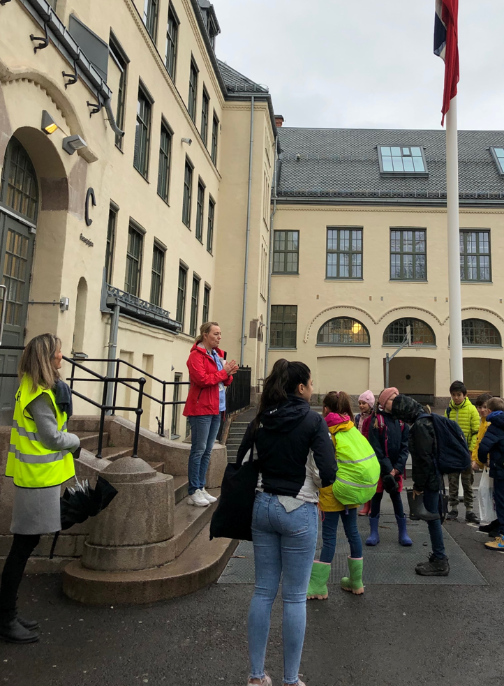 Gjenåpning av skolen 27. april 2020.